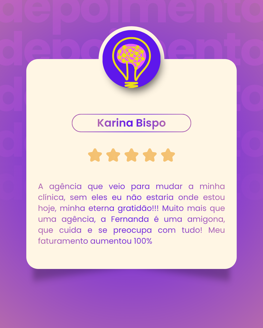 Avaliação de cliente FM8